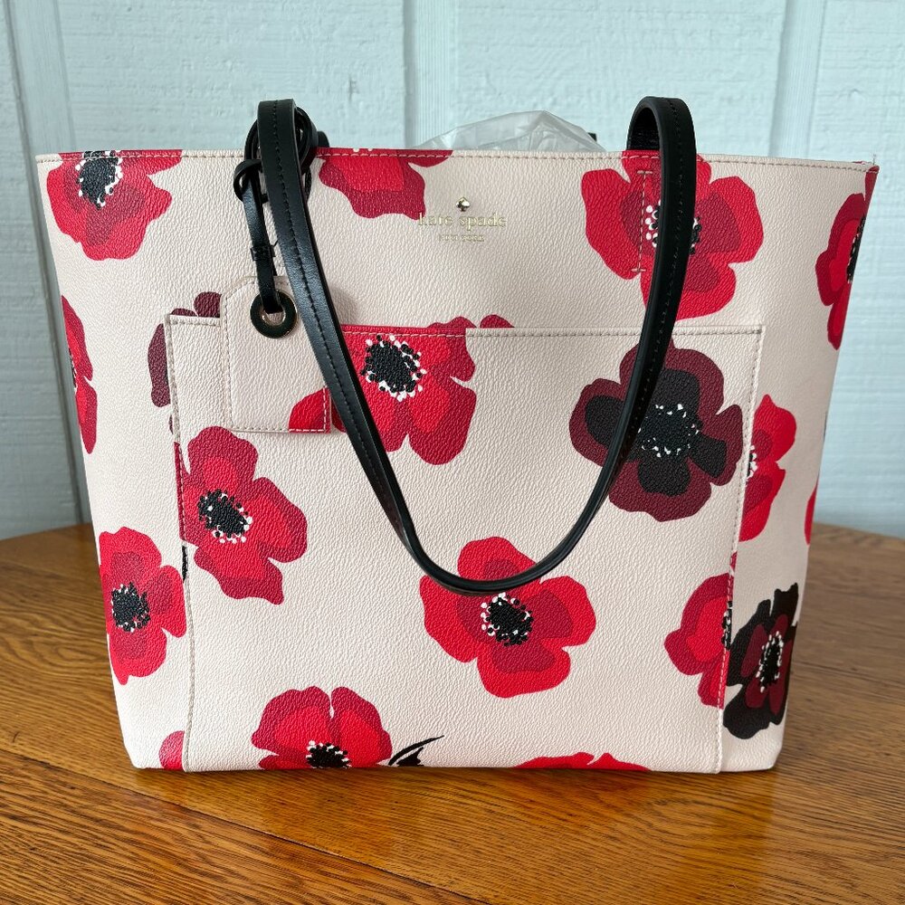 Kate Spade Hyde Lane Poppies Riley - Rose Dew Multi